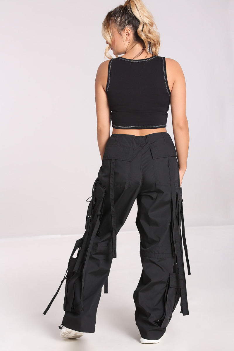 Octopus Trousers Black