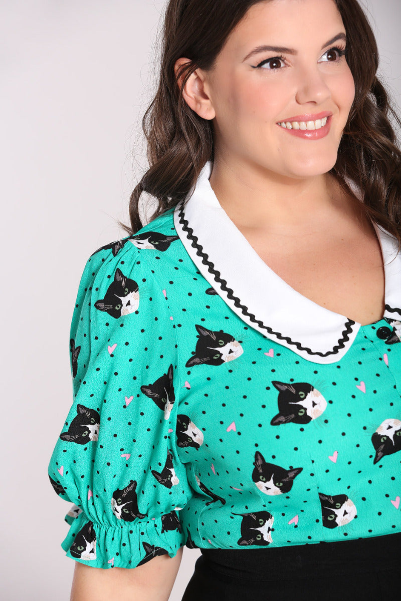 Love Cats Blouse